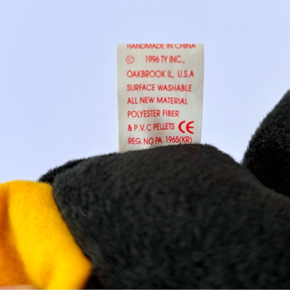 TY Beanie Baby Collection Baldy the Eagle 1996 Retired 3rd Generation Plush Toy - Picture 8 of 8